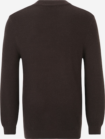 Jack & Jones Plus Genser 'HUNT' i brun