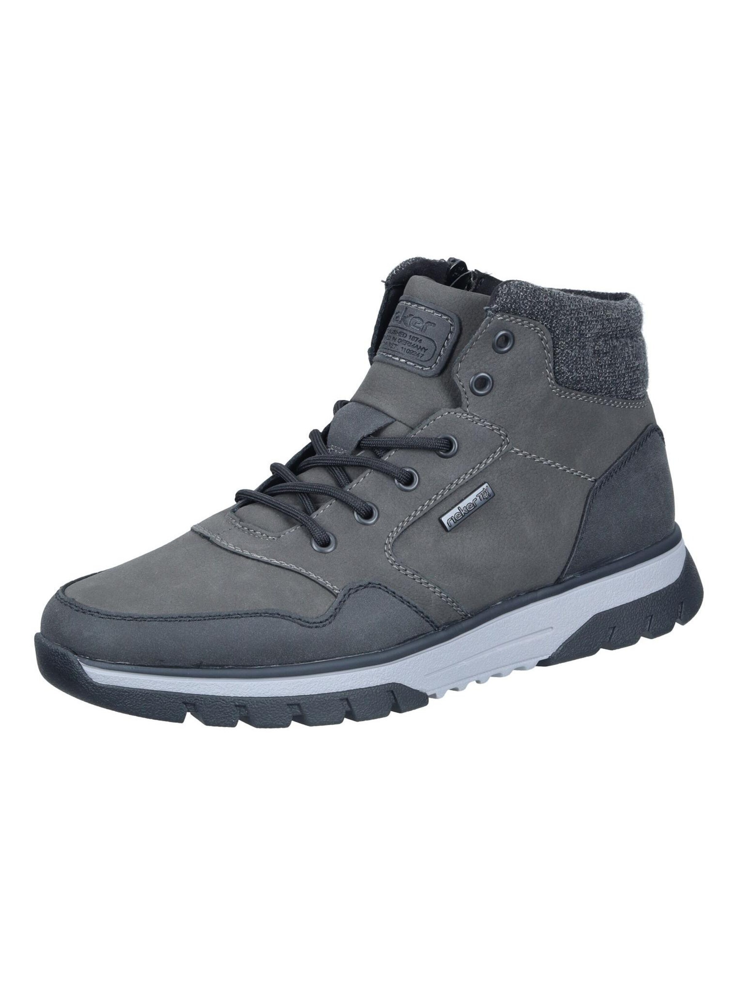 Bottes Rieker en gris : devant