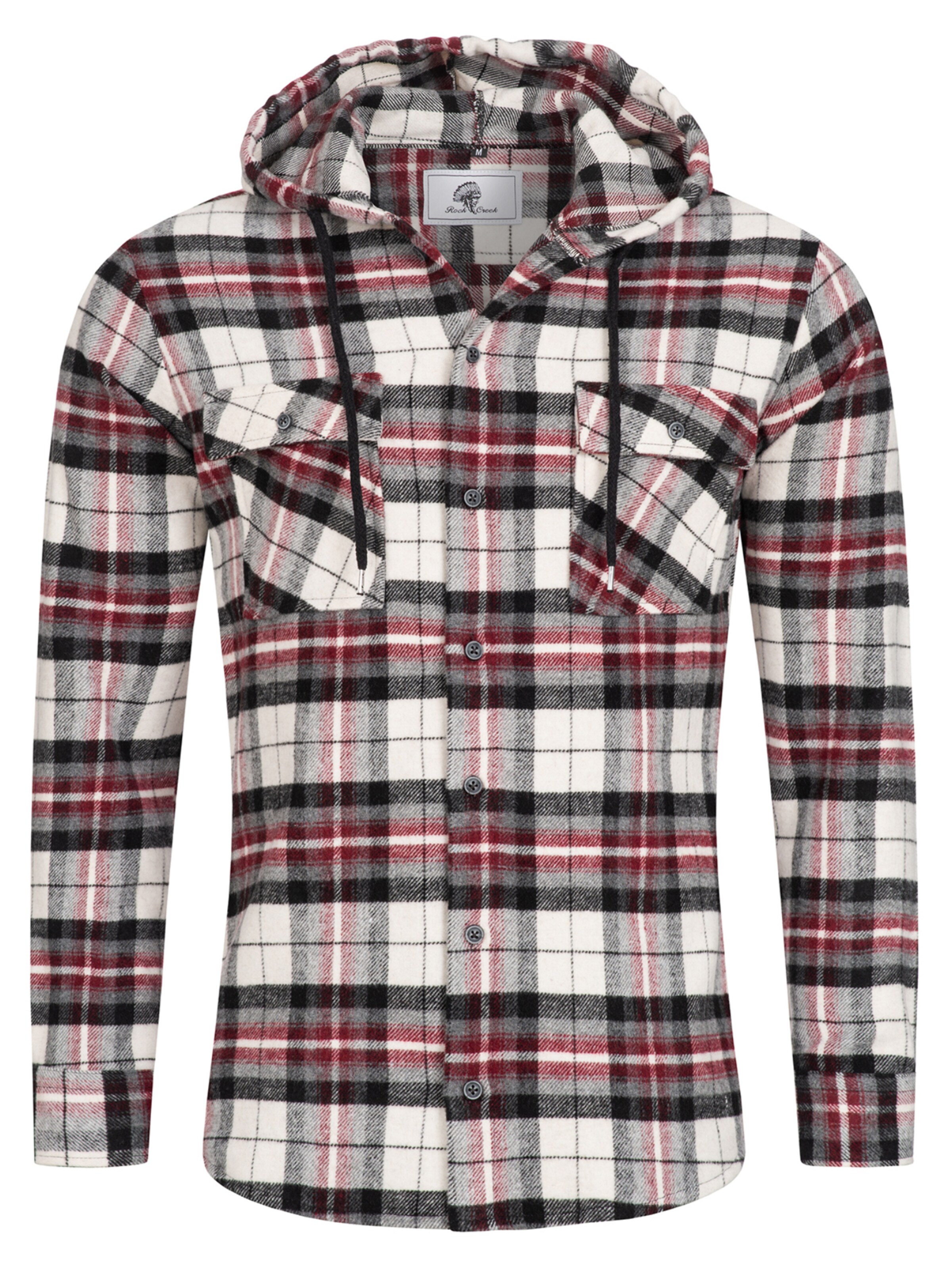 Rock Creek Regular Fit Hemd in Weiß: Vorderseite