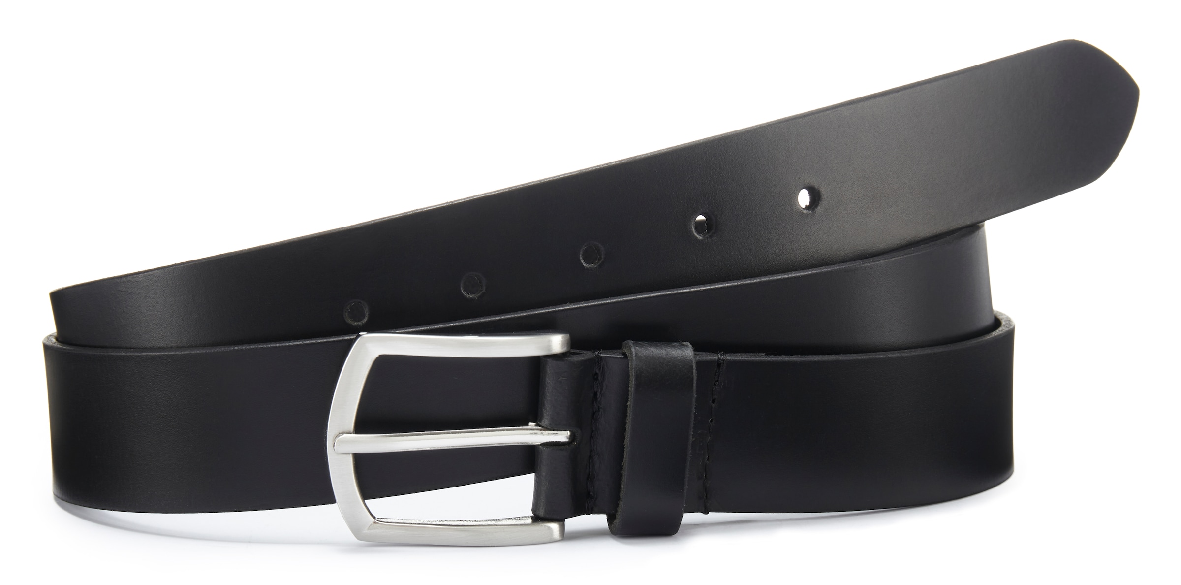 JOHN DEVIN Belt in Black: front