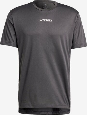 ADIDAS TERREX Performance Shirt 'Multi' in Black: front