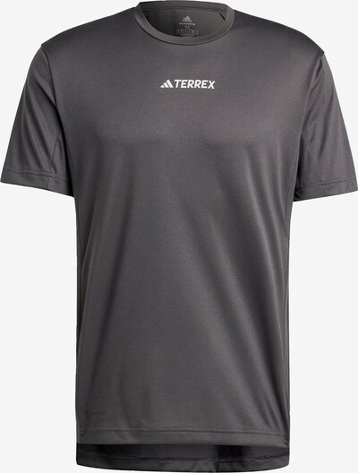 ADIDAS TERREX Performance Shirt 'Multi' in Black / Silver, Item view
