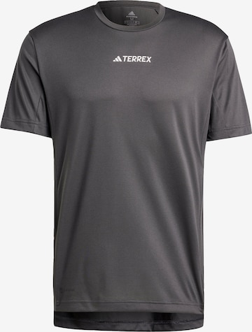 ADIDAS TERREX Functioneel shirt 'Multi' in Zwart: voorkant