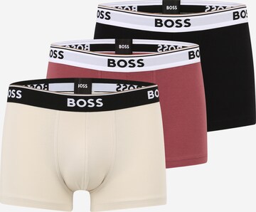 BOSS Bokserishortsit 'Power' värissä beige: edessä