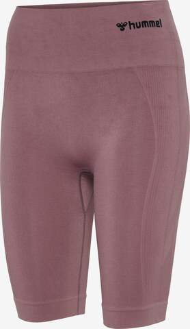 Hummel Skinny Funktionsbyxa 'Tif' i rosa