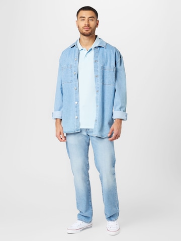 LEVI'S ® Shirt 'Slim Housemark Polo' in Blau