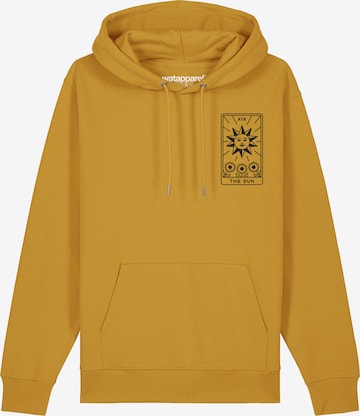 Felpa ' Tarot The Sun ' di Watapparel in giallo: frontale