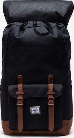 Herschel Rucksack 'Little America' in Schwarz