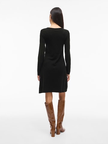 VILA Knit dress 'VIHELLIE' in Black