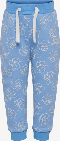 Hummel Regular Pants in Blue: front