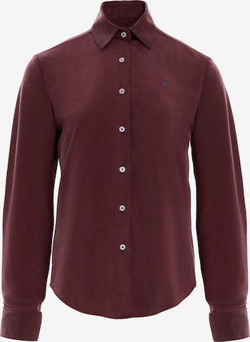Camicia da donna 'Cosima' di NOWIHT in rosso: frontale
