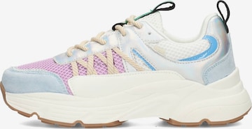 Baskets basses 'AYOKI' POSH by Poelman en blanc : devant