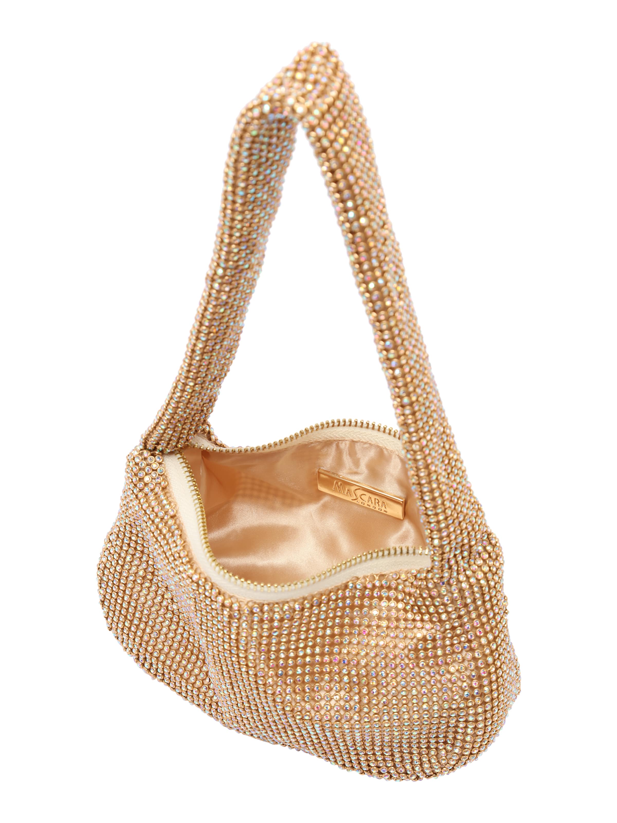 Geantă de umăr de la mascara pe auriu