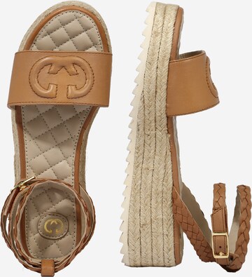 GERRY WEBER Strap Sandals 'BARI' in Brown