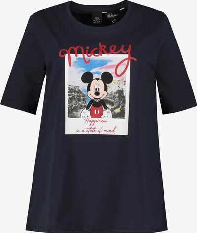 Maglietta 'Mickey Mouse' Ulla Popken di colore marino / colori misti, Visualizzazione prodotti
