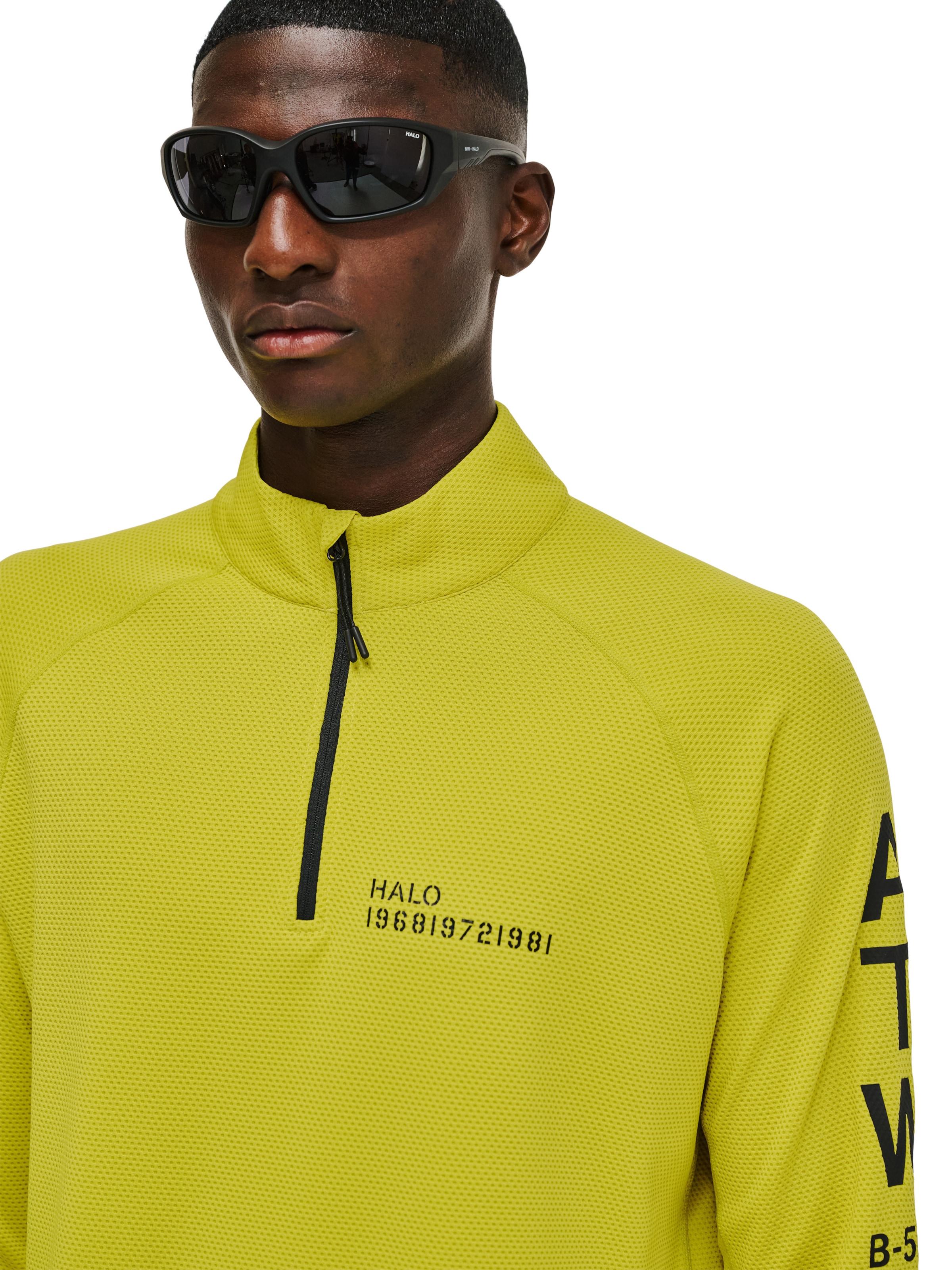 HALO Functioneel shirt in Geel