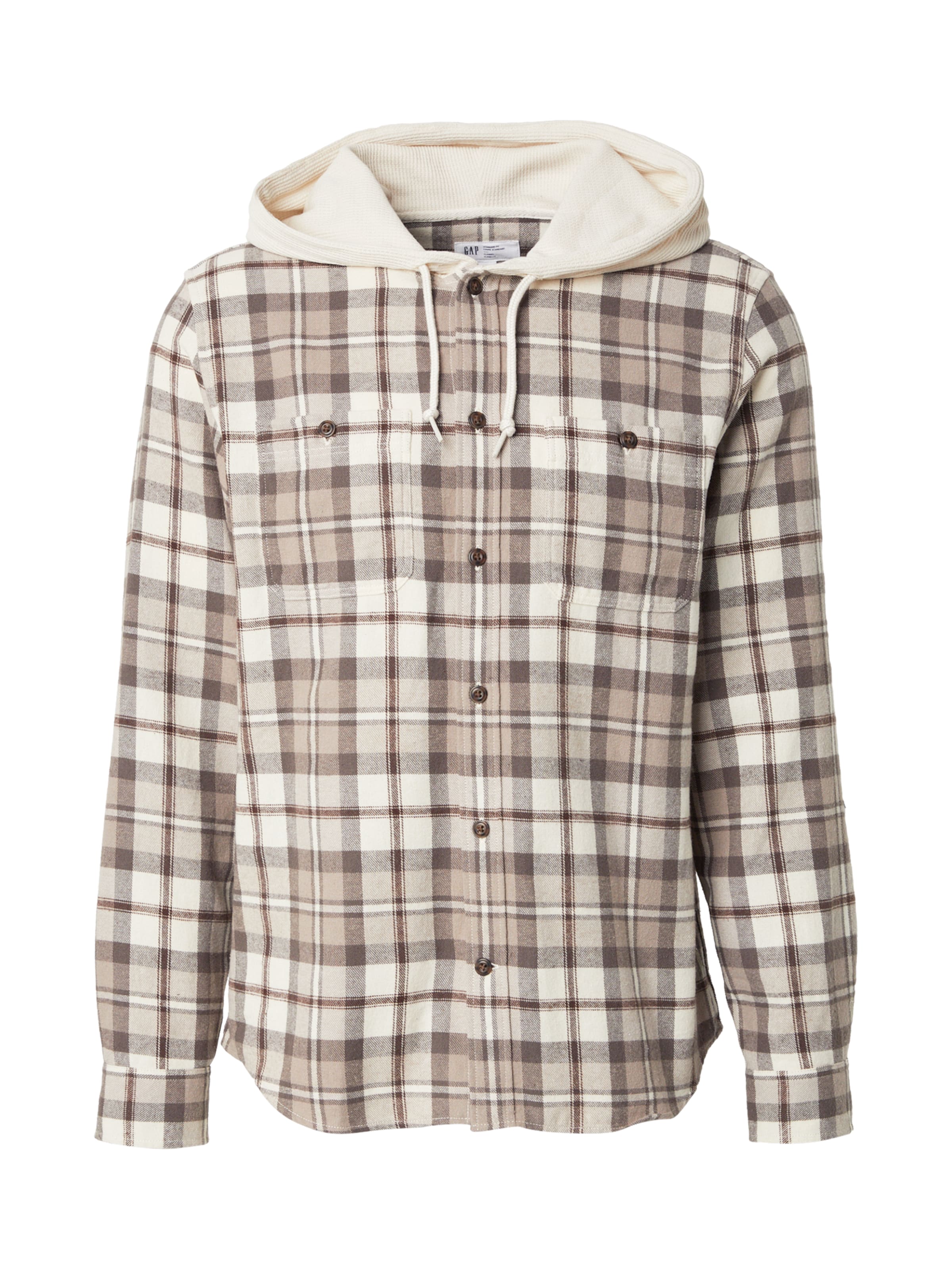 GAP Regular fit Button Up Shirt in Green: front