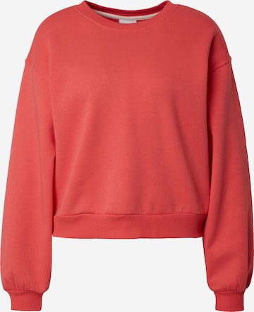 NÜMPH Sweatshirt 'MYRA' i röd: framsida