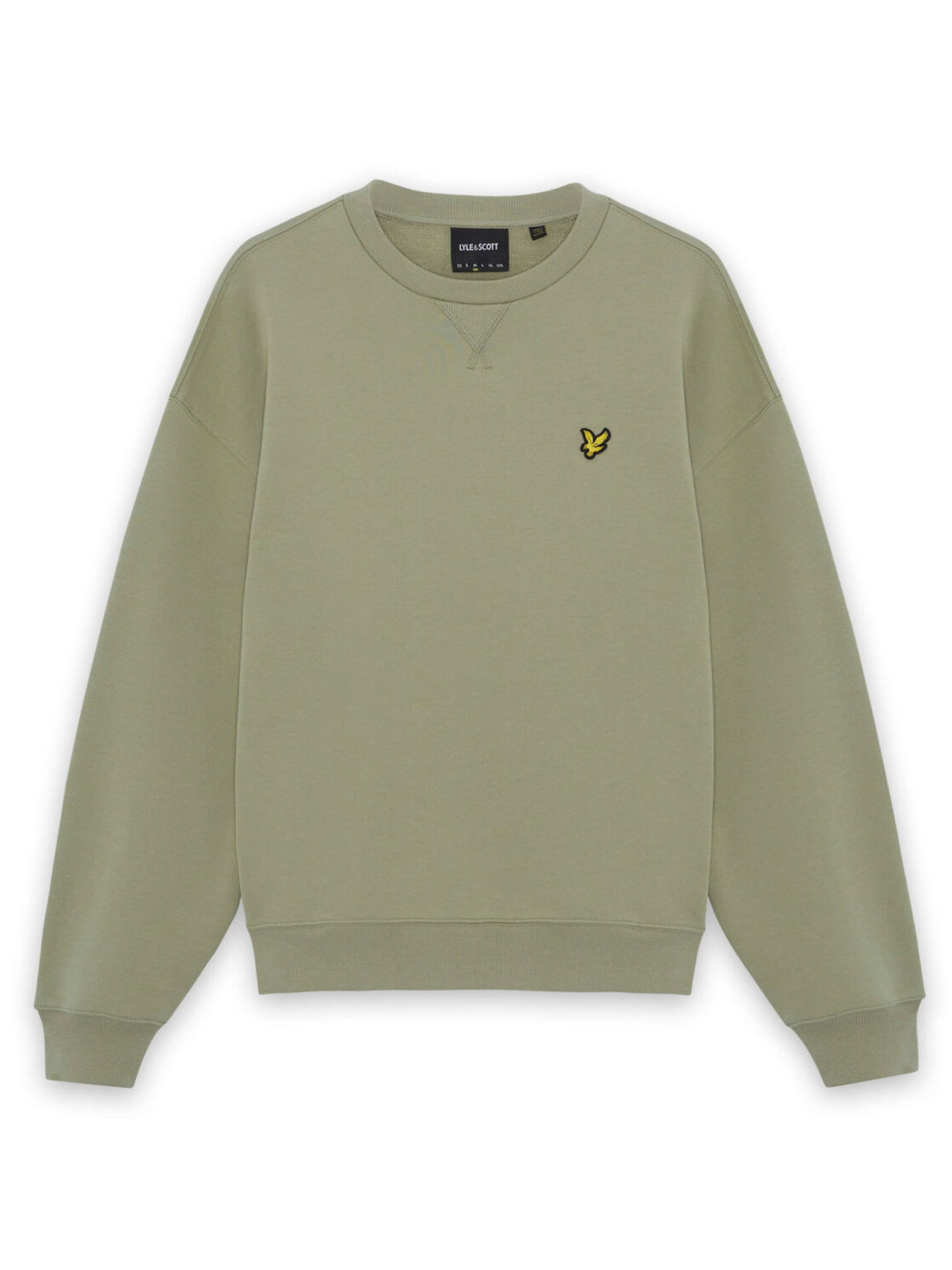 Sweat-shirt Lyle & Scott en beige : devant