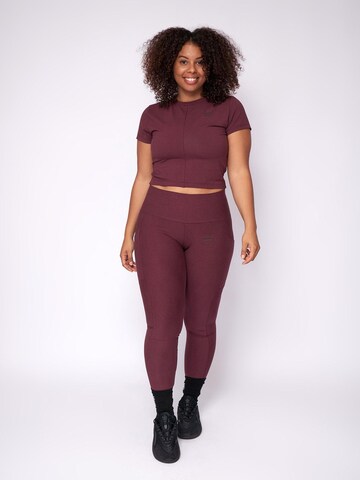 Fortex Fitness - Skinny Leggings 'Essential Leggings' en lila: frente