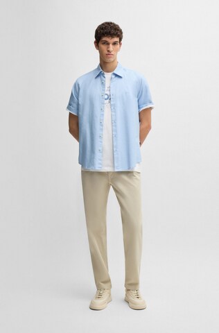 BOSS Regular Fit Hemd 'Rash_2_M' in Blau