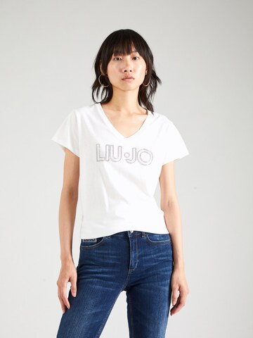 T-shirt Liu Jo en blanc : devant