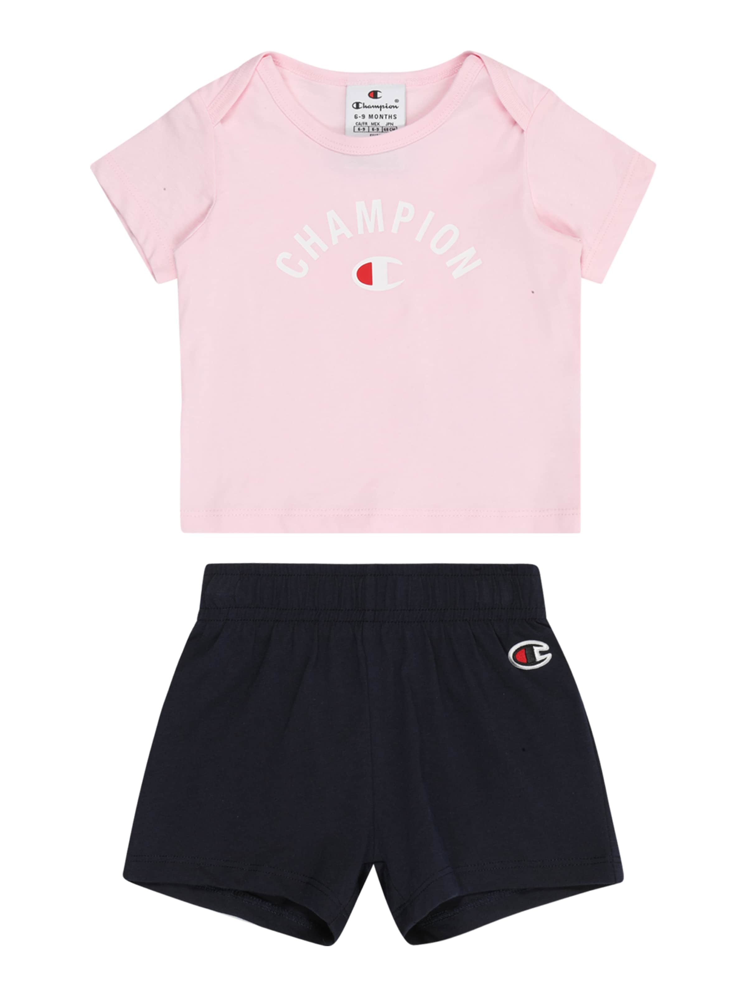 Champion Authentic Athletic Apparel Костюм для бега в Ярко-розовый: спереди