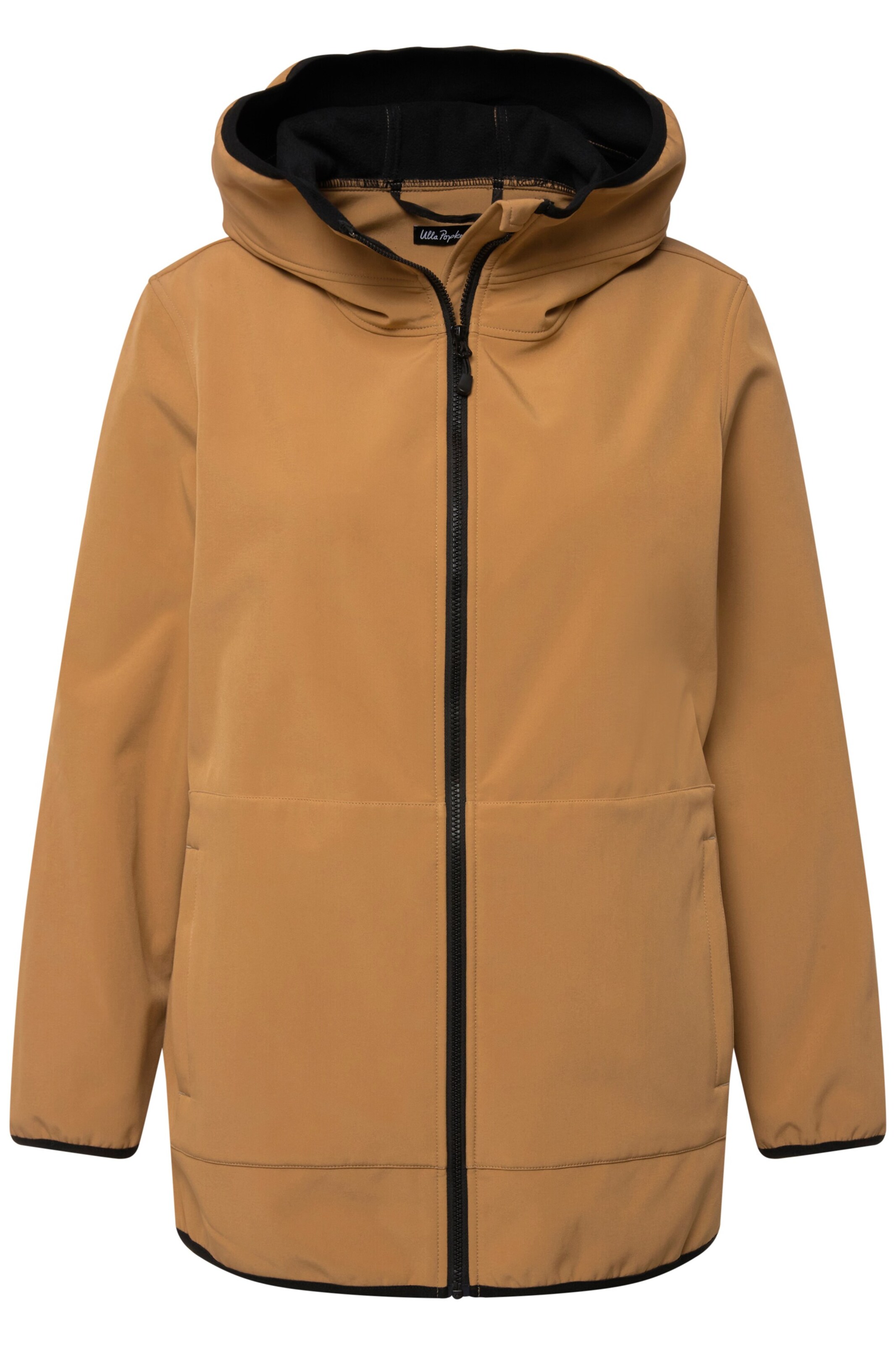 Ulla Popken Mantel in Schwarz