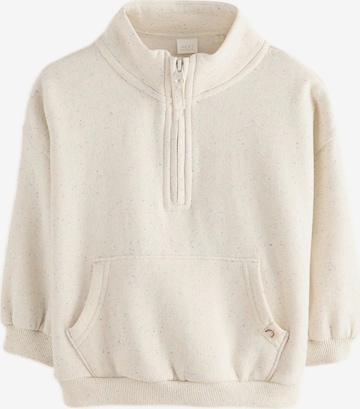 Sweat-shirt Next en blanc : devant