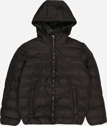 Urban Classics Between-Season Jacket in Black: front