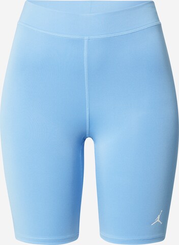 Skinny Pantalon de sport Jordan en bleu : devant