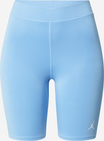 Jordan Skinny Workout Pants in Blue: front