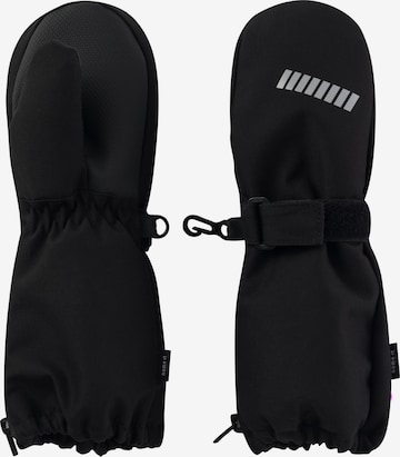 NAME IT - Luvas de desporto 'Snow' em preto: frente