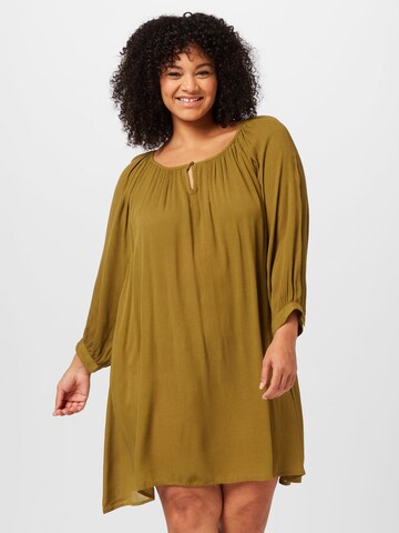 KAFFE CURVE Tunic 'Ami' in Green: front