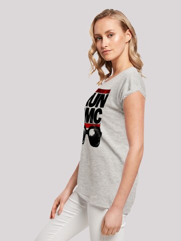 F4NT4STIC Shirt 'Run DMC Glasses NYC' in Grijs