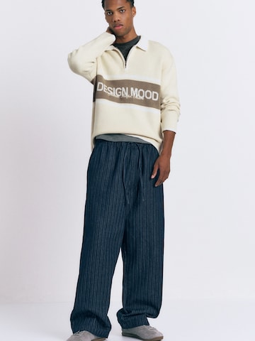 Pull&Bear Pullover i hvid: forside