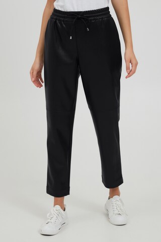 Oxmo Loosefit Broek 'Paulia' in Zwart: voorkant