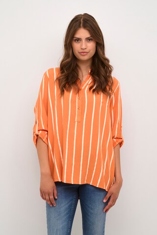 CULTURE Blouse 'Ditta' in Oranje: voorkant