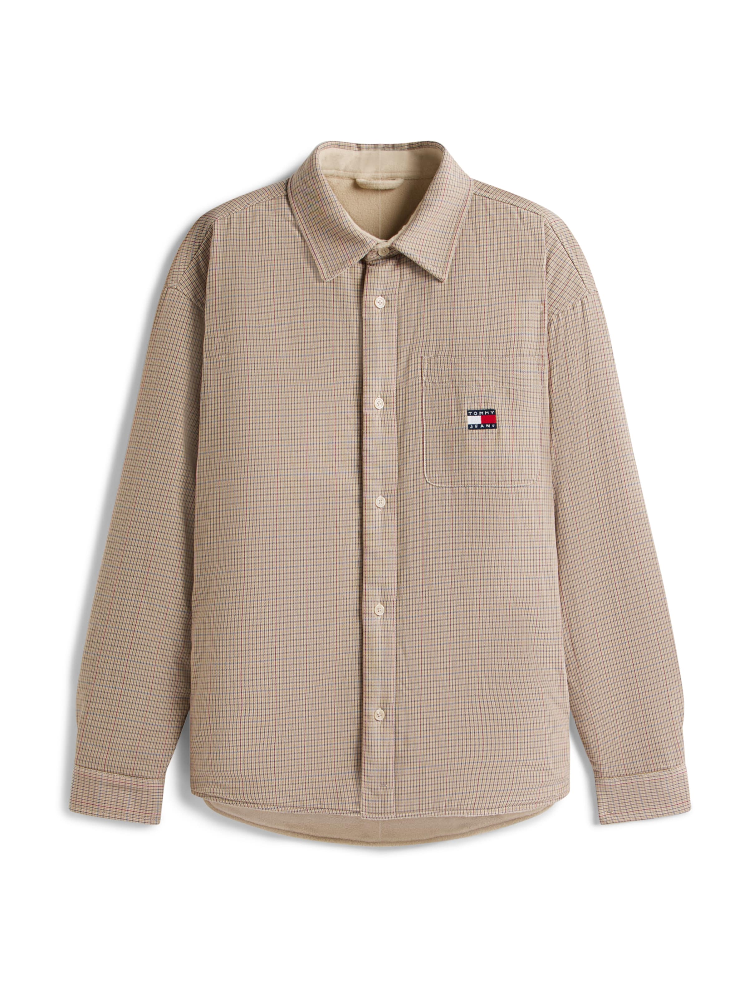 smėlio Tommy Jeans Demisezoninė striukė: priekis