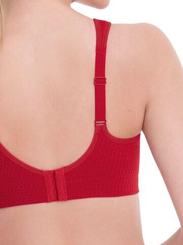 ANITA Bralette Bra 'air control DeltaPad' in Red