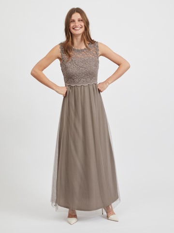 VILAVečernja haljina 'Lynnea' - siva boja: prednji dio