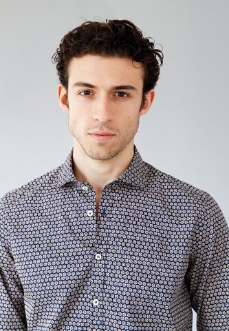 Black Label Shirt Regular Fit Hemd 'Mexico' in Blau