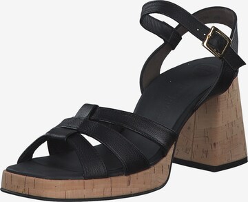 Paul Green Sandals '6073' in Black: front