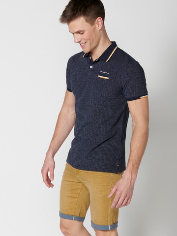 KOROSHI Poloshirt in Blau