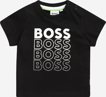 Maglietta di BOSS Kidswear in nero: frontale