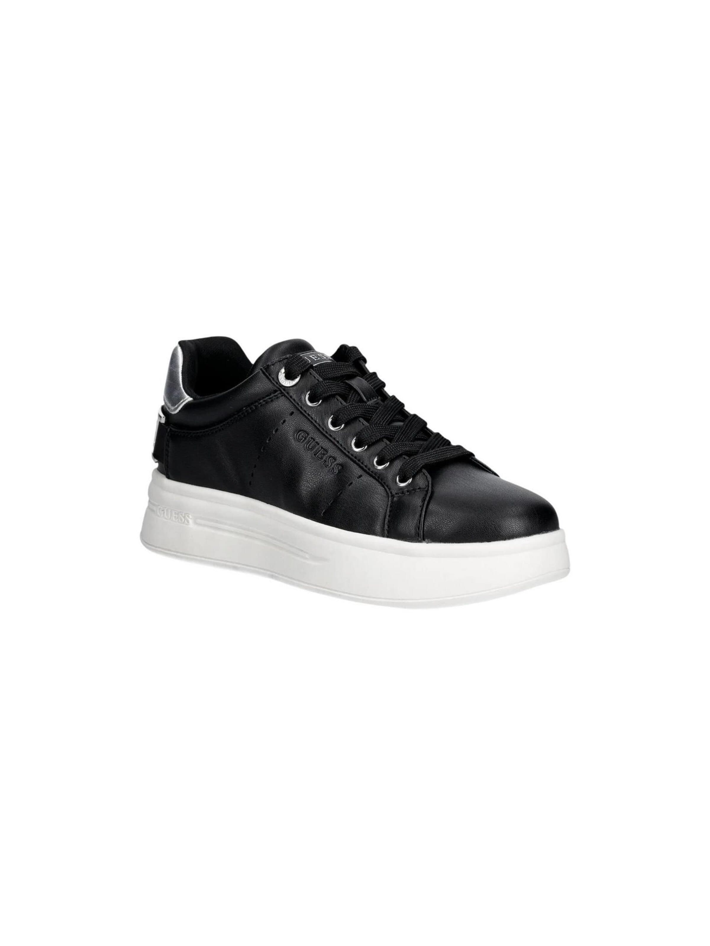 Sneaker bassa 'WESLI FLPWES ELE12' di GUESS in nero: frontale