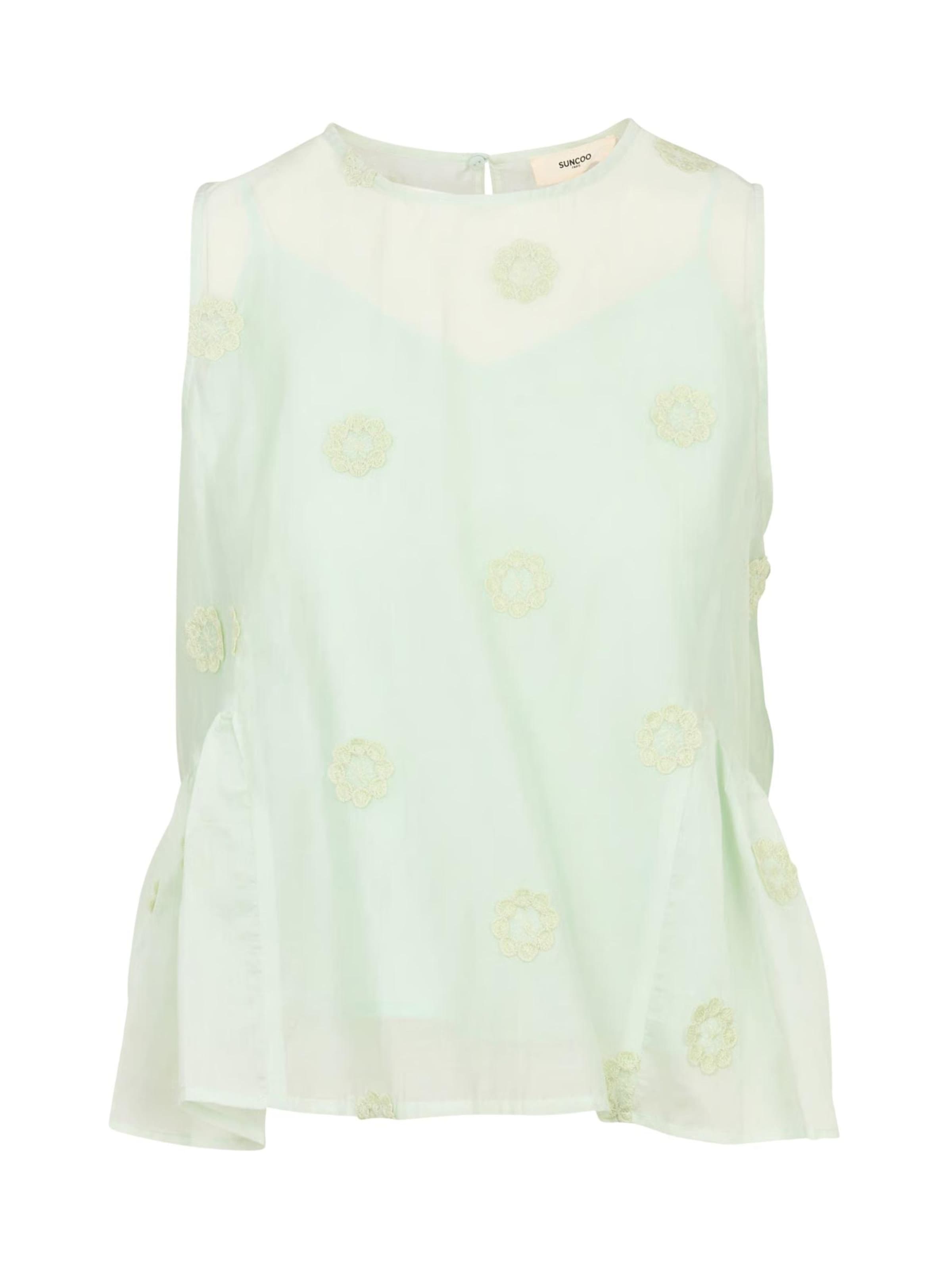 Suncoo Bluse‌‌‌‌‌‌‌‌‌ntop in Grün: Vorderseite