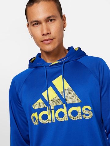 ADIDAS SPORTSWEAR Sportsweatshirt 'Aeroready Game And Go Big Logo' in Blau