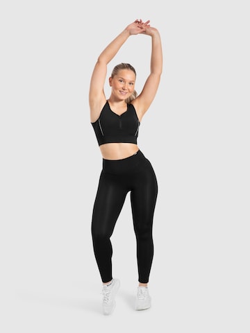 Smilodox Slimfit Leggings ' Ilissa ' in Zwart