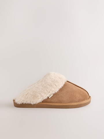 Next - Zapatillas de casa en marrón